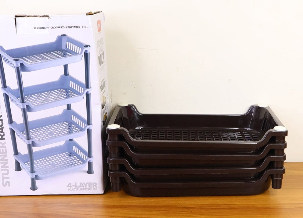 4 Layer Plastic Rack - assembly steps