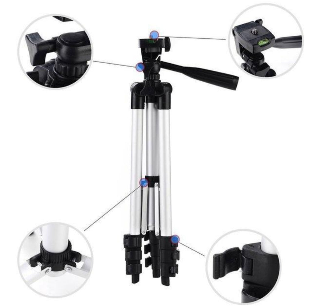 Portable Camera Tripod - product detail with close-up features