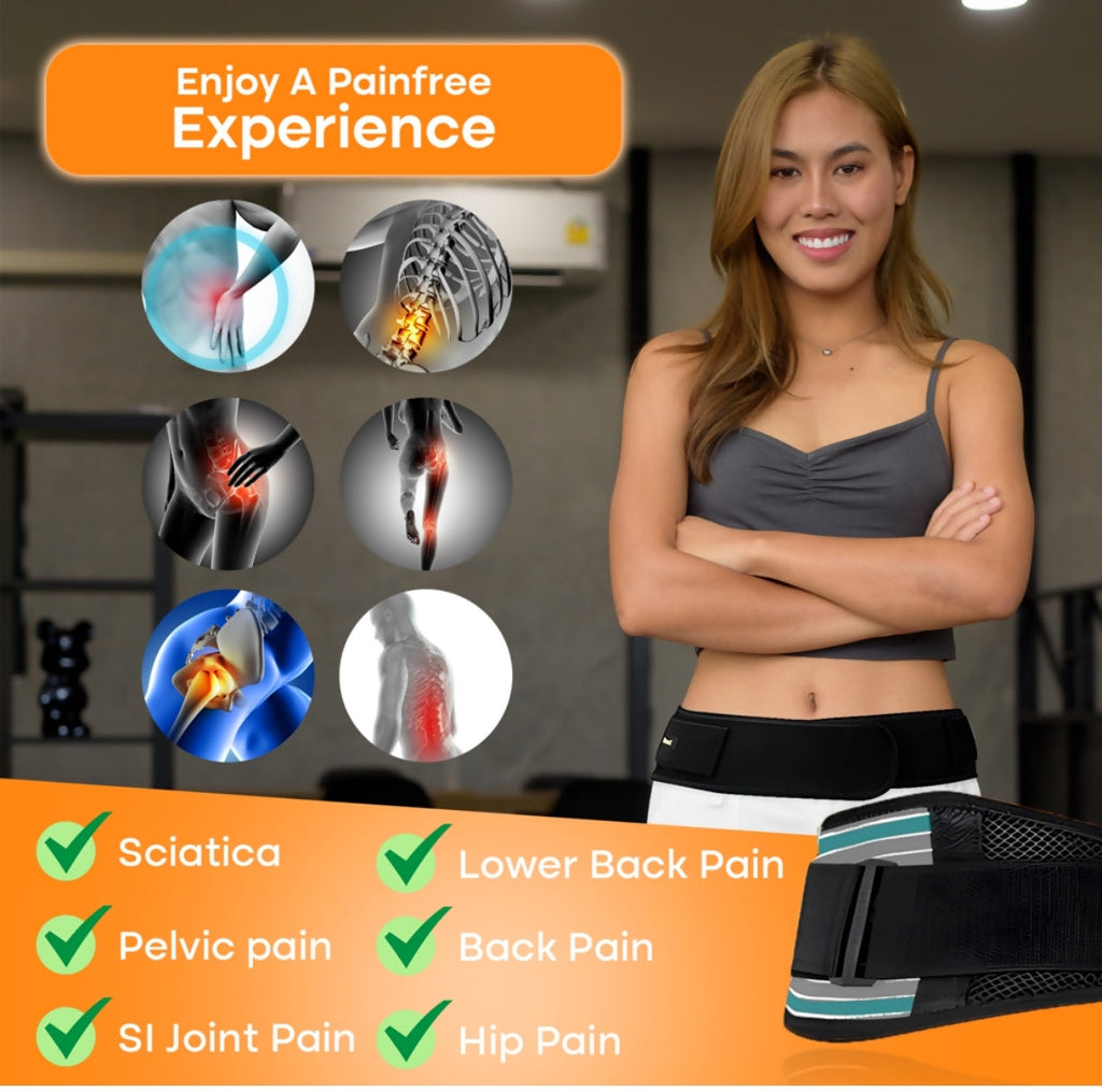 Lower Back Support Belt - pain relief benefits