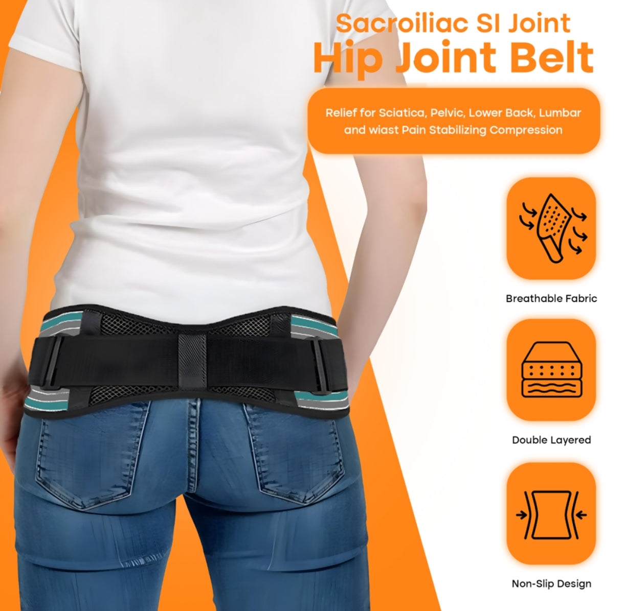 Lower Back Support Belt - features overview