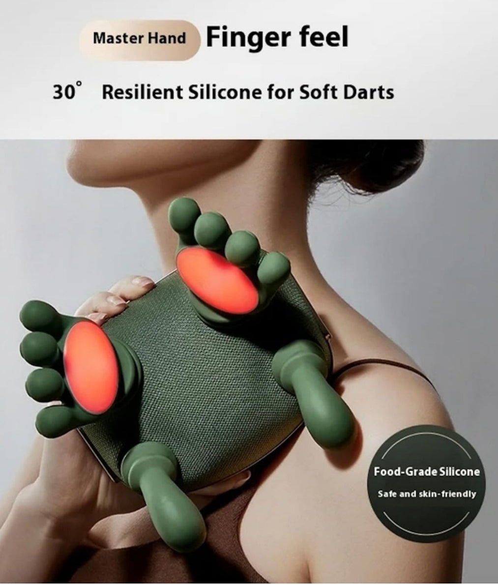 Neck and Shoulder Massager - product with box and USB cable