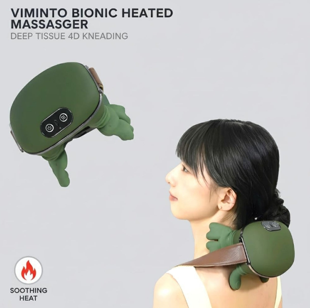 Neck and Shoulder Massager - compact palm size view