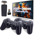 64GB retro game console with wireless controllers and 21000+ games