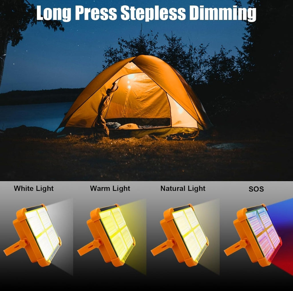 Solar LED Flood Light with power bank feature
