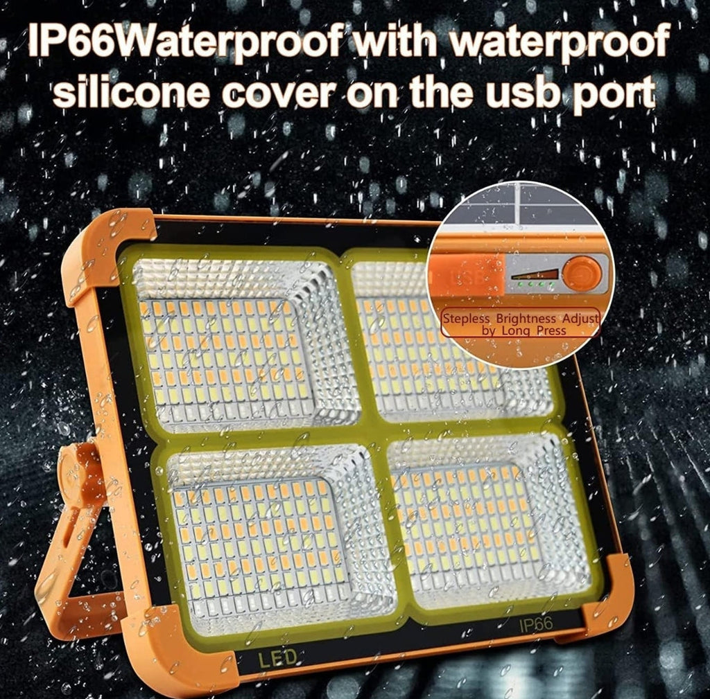 Solar LED Light use cases - camping, construction, garage, warning