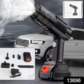 Wireless Handheld Vacuum Cleaner - product with attachments dark background