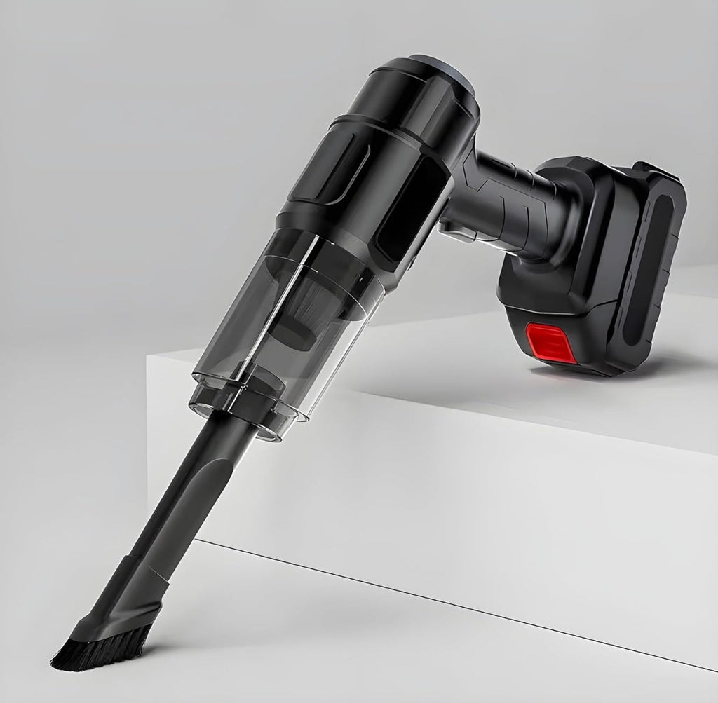 Wireless Handheld Vacuum Cleaner - slim nozzle attachment on white background